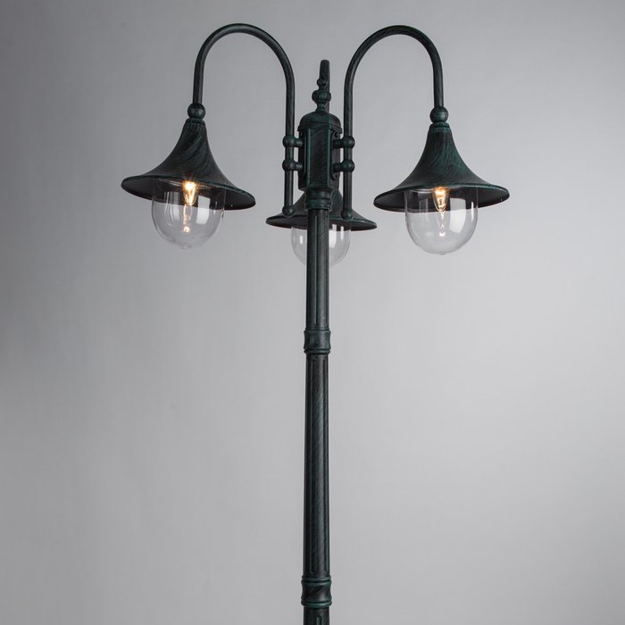 Садово-парковый светильник Malaga с прозрачными плафонами - купить Наземные светильники по цене 15990.0