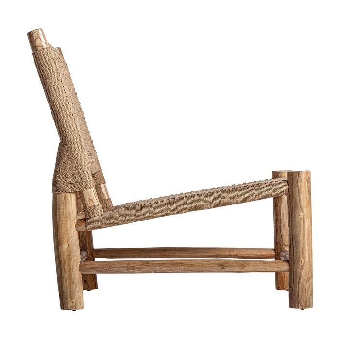Кресло Mouzaki бежевого цвета - лучшие Садовые кресла в INMYROOM