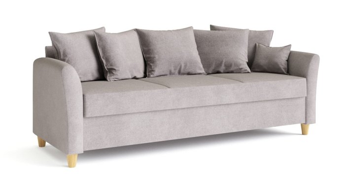 Диван-кровать Катарина серого цвета - купить Прямые диваны по цене 59488.0