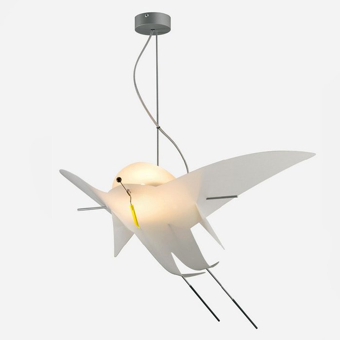 Подвесной светильник Oligo "SIR CHARLES" из пластика белого цвета - купить Подвесные светильники по цене 24120.0