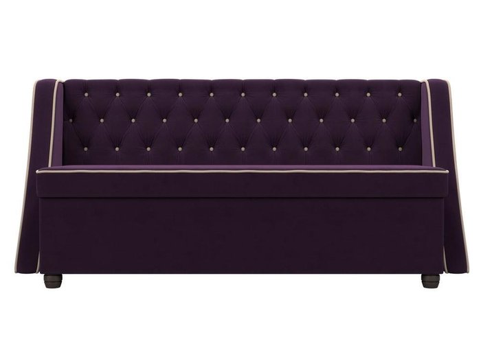 Кухонный прямой диван Лофт фиолетового цвета - купить Прямые диваны по цене 47999.0