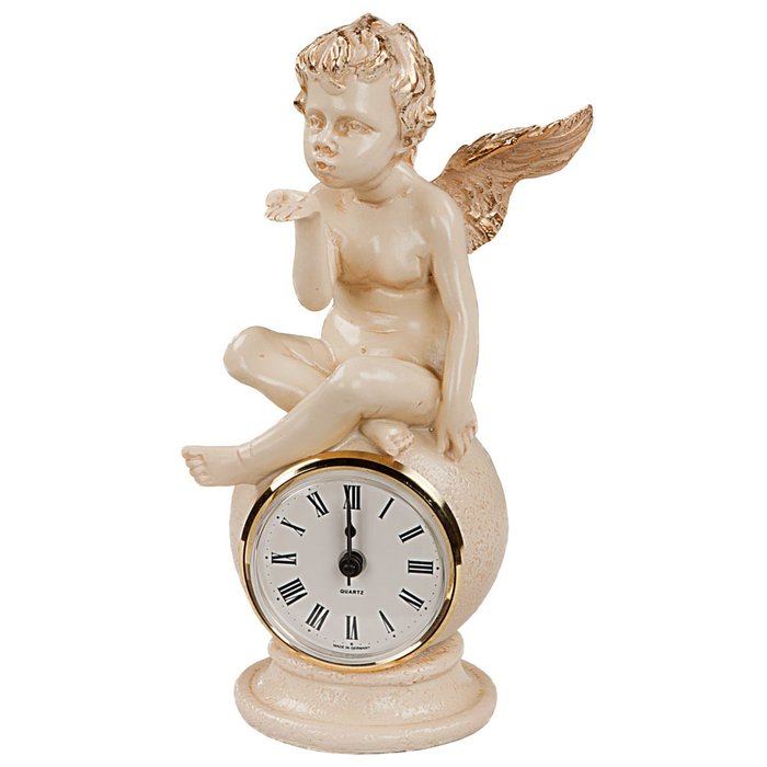 Часы каминные Ангел на шаре