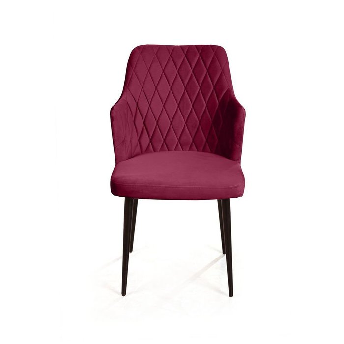 Стул с подлокотниками Hunt красного цвета - купить Обеденные стулья по цене 8900.0