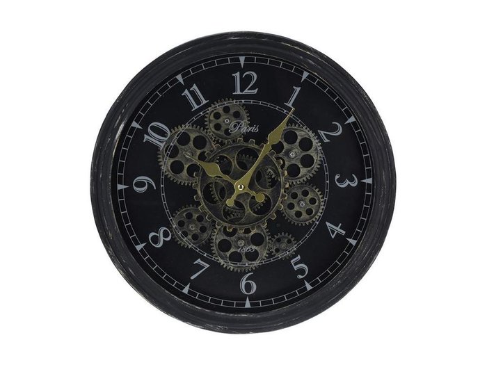 Часы настенные Movement черного цвета