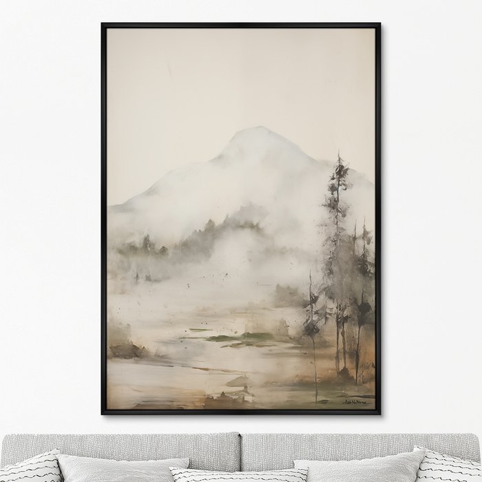 Репродукция картины Landscape collection, Mountain Mist, No 2, 2024г. - купить Картины по цене 24999.0
