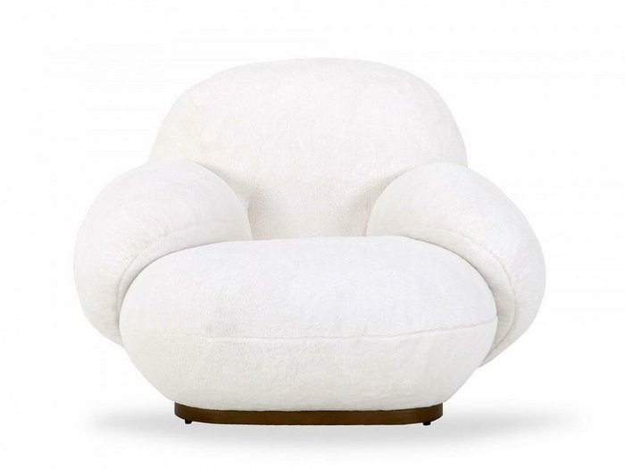 Кресло Flemming белого цвета - купить Интерьерные кресла по цене 64900.0