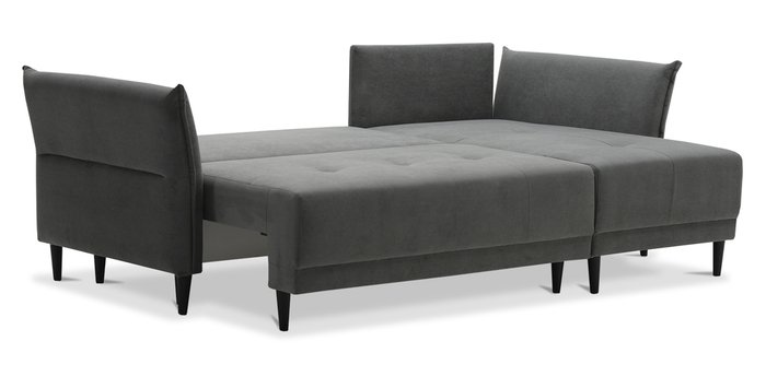 Угловой диван-кровать Лома серого цвета - лучшие Угловые диваны в INMYROOM