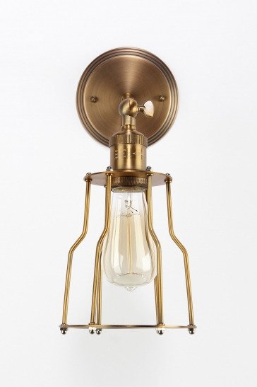 Настенный светильник "Ancient lantern" из стали - купить Бра и настенные светильники по цене 8373.0