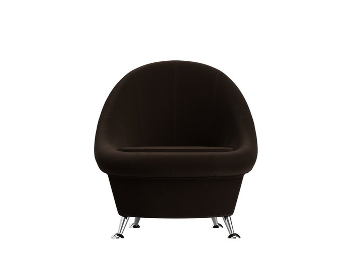 Кресло Амелия коричневого цвета - купить Интерьерные кресла по цене 18999.0