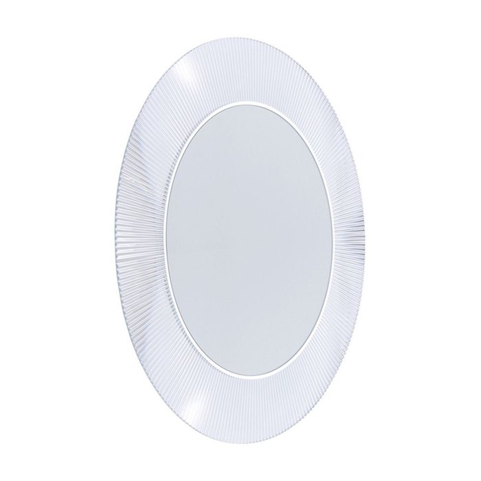 Настенное зеркало All Saints в раме белого цвета - купить Настенные зеркала по цене 45000.0