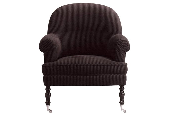Кресло Blackpool в обивке темно-коричневого цаета