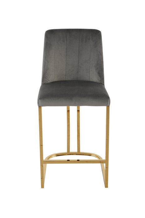 Стул барный Пресли серого цвета - купить Барные стулья по цене 31500.0