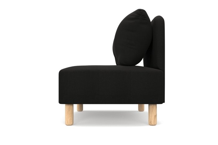 Кресло Свельд черного цвета - лучшие Интерьерные кресла в INMYROOM