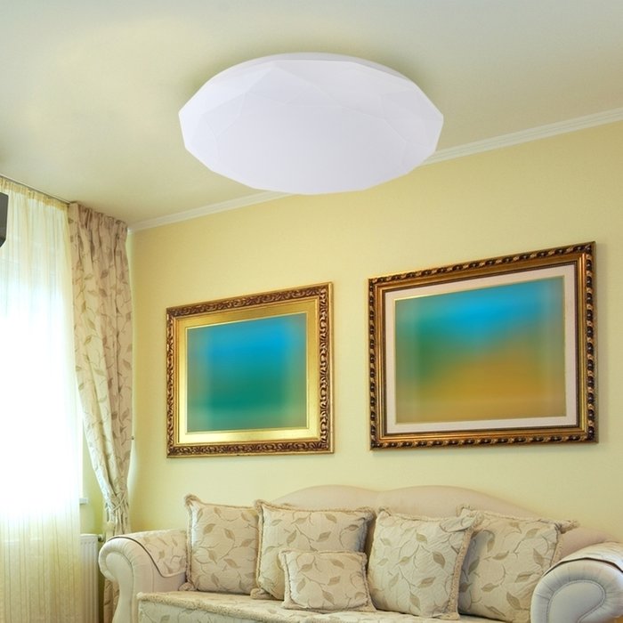Потолочный светильник Element Б0053318 (пластик, цвет белый) - купить Потолочные светильники по цене 1370.0