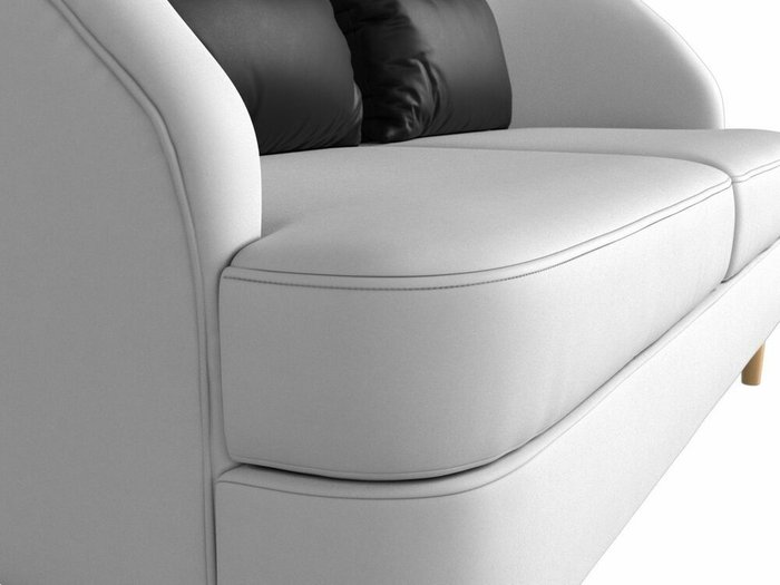 Диван Атико белого цвета (экокожа) - лучшие Прямые диваны в INMYROOM
