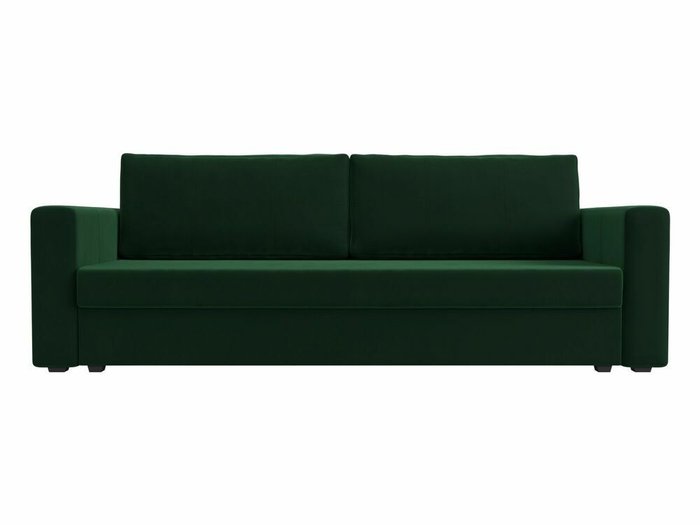 Диван-кровать Лига 006 темно-зеленого цвета - купить Прямые диваны по цене 28999.0