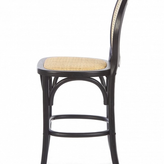 Полубарный стул Counter черно-бежевого цвета - купить Барные стулья по цене 16995.0