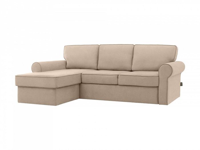Угловой диван-кровать Murom серо-бежевого цвета - купить Угловые диваны по цене 115830.0