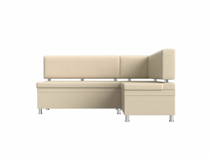 Угловой диван Стайл бежевого цвета (экокожа) правый угол - купить Угловые диваны по цене 33999.0