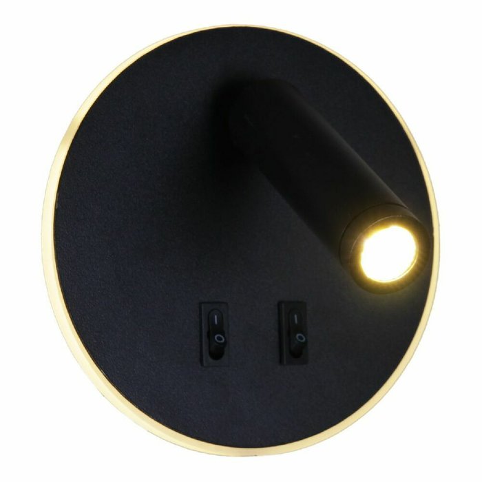 Спот 86203-9.2-001KT LED12W BK (металл, цвет черный)