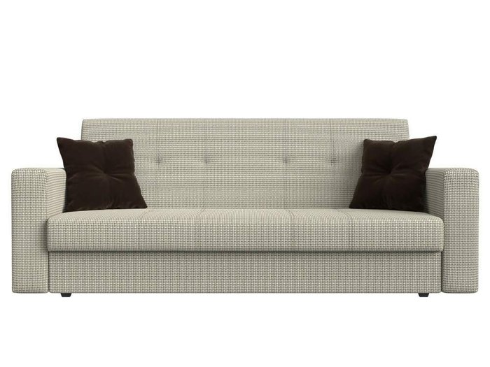 Диван-кровать Лига 016 бежево-серого цвета  - купить Прямые диваны по цене 23999.0