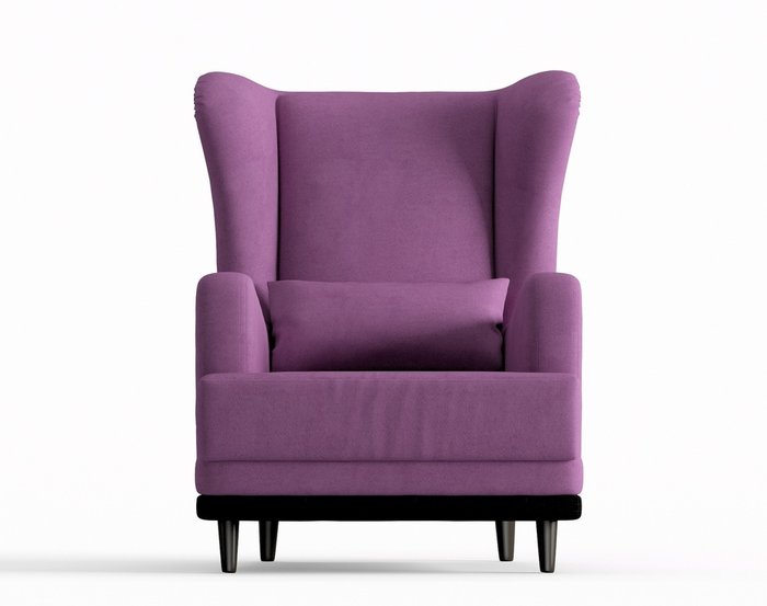 Кресло Грэмми в обивке из велюра сиреневого цвета - купить Интерьерные кресла по цене 10190.0