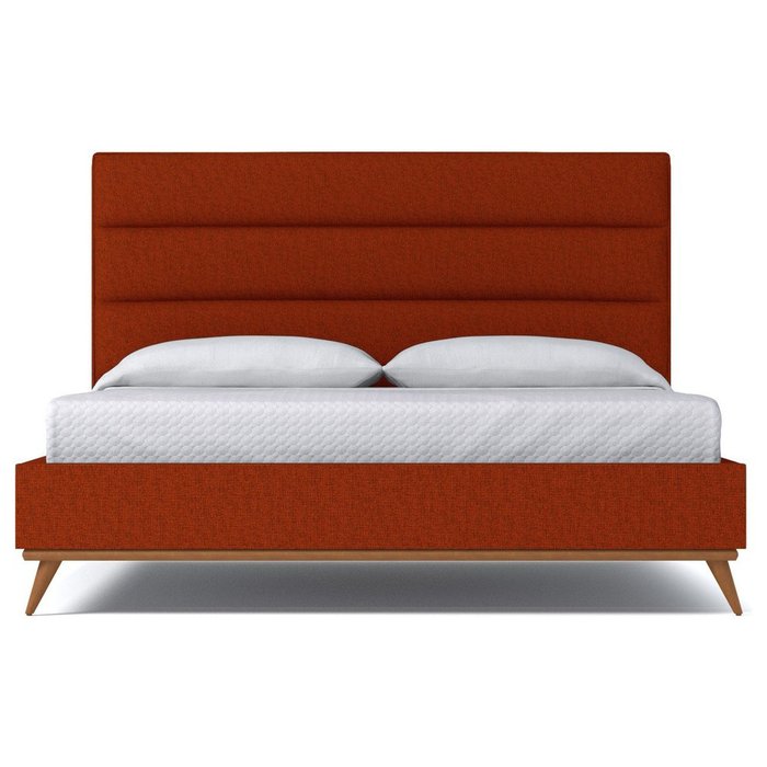 Кровать Cooper Pumpkin красного цвета 160х200