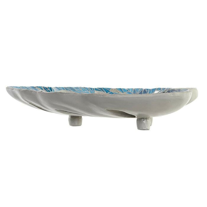 Блюдо DKD Home Decor 43 x 36 x 9 cm Синий Зеленый 45 x 36 x 9 cm Лист растения - купить Тарелки по цене 17785.0