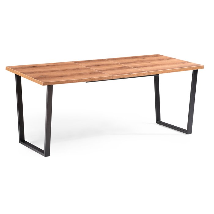 Обеденный раздвижной стол Лота Лофт 140 цвета дуб делано - купить Обеденные столы по цене 12671.0