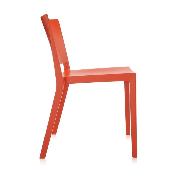 Стул Lizz Matt матово-оранжевого цвета - лучшие Обеденные стулья в INMYROOM