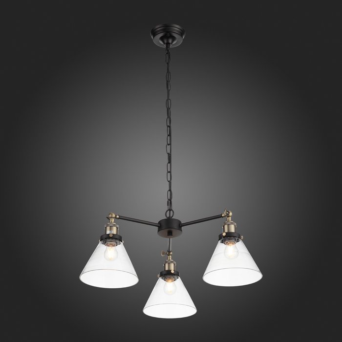 Подвесной светильник Evoluto с прозрачными плафонами - лучшие Подвесные люстры в INMYROOM