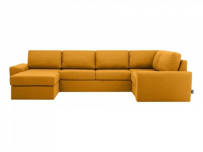 Угловой диван-кровать Petergof горчичного цвета