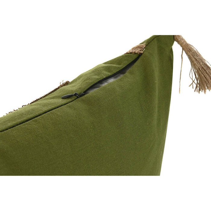 Декоративная подушка Boho 45x45 бежево-зеленого цвета - купить Декоративные подушки по цене 2482.0