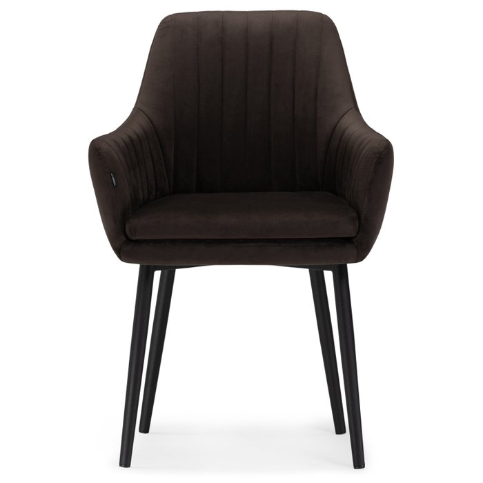 Стул Райнер темно-коричневого цвета - купить Обеденные стулья по цене 7390.0