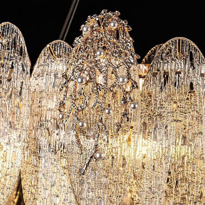 Подвесная люстра ML.9529.800 GD (стекло, цвет прозрачный) - лучшие Подвесные люстры в INMYROOM