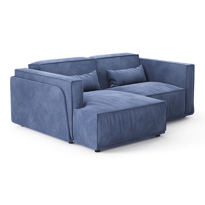 Угловой диван Vento Classic синего цвета