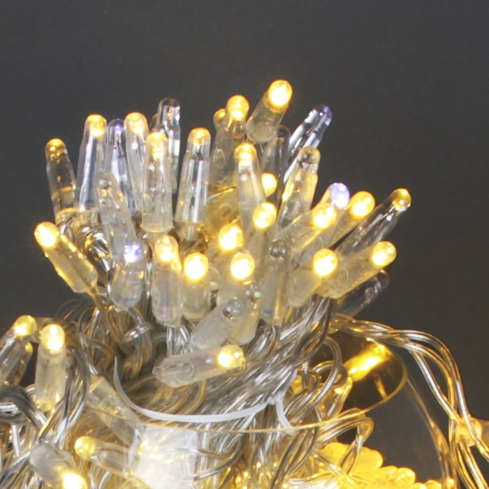 A-047C WW/WT FLASH гирлянда светодиодная, прозрачный провод, 30м, 300LED, влагозащищенная, IP65 - купить Гирлянды по цене 7150