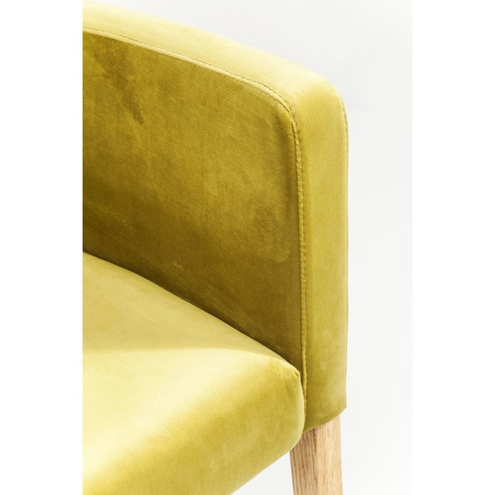 Стул с подлокотниками MOD желтого цвета - лучшие Обеденные стулья в INMYROOM