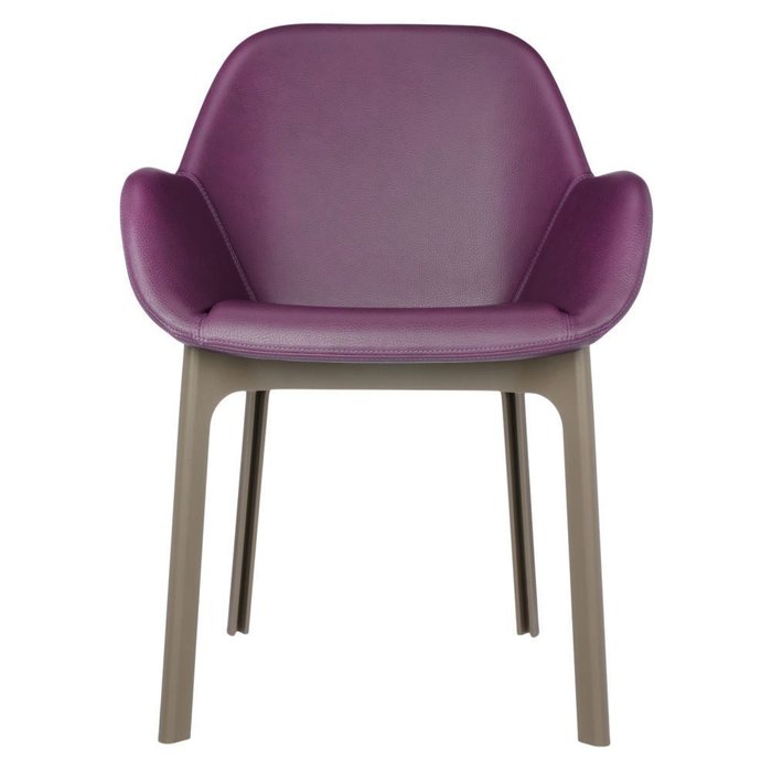 Стул Clap бежево-фиолетового цвета - купить Обеденные стулья по цене 78377.0