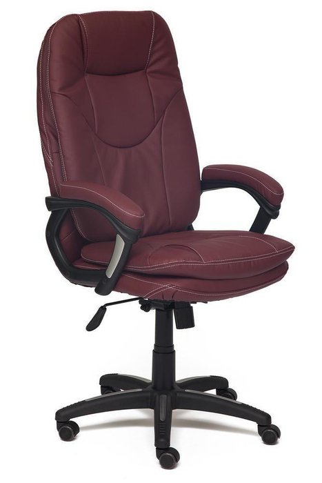 Кресло офисное Comfort бордового цвета Кресло офисное Comfort бордового цвета
