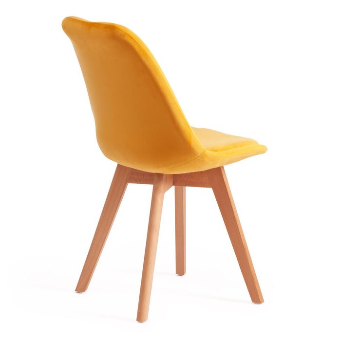 Стул Tulip желтого цвета - лучшие Обеденные стулья в INMYROOM