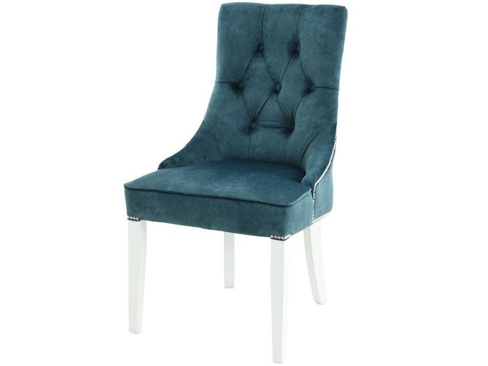 Стул Боска синего цвета - купить Обеденные стулья по цене 13433.0