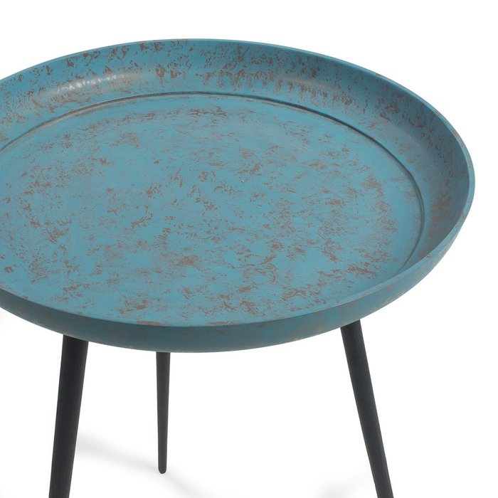 Кофейный стол Sacke с  голубой столешницей - купить Кофейные столики по цене 14990.0