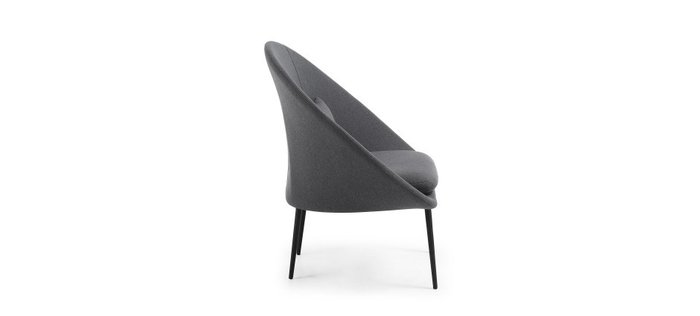 Кресло Julia Grup Tradition тёмно-серого цвета - купить Интерьерные кресла по цене 40990.0