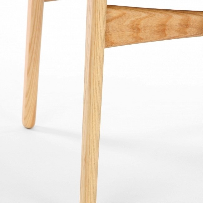 Стул Danish Chair из дерева с кожаным сиденьем - купить Обеденные стулья по цене 34608.0