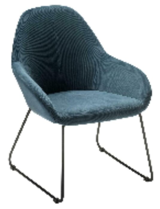 Стул-кресло Kent Diag темно-синего цвета - купить Обеденные стулья по цене 10990.0