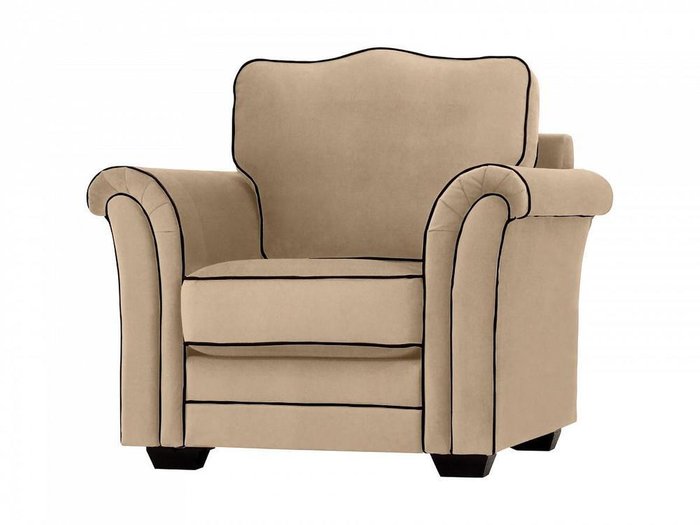 Кресло Sydney бежевого цвета - купить Интерьерные кресла по цене 51390.0