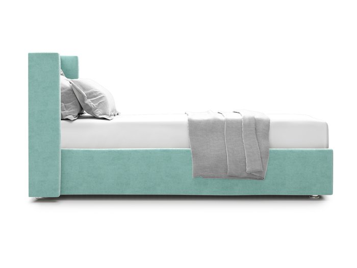 Кровать Premium Mellisa 2 90 бирюзового цвета с подъемным механизмом  - лучшие Кровати для спальни в INMYROOM