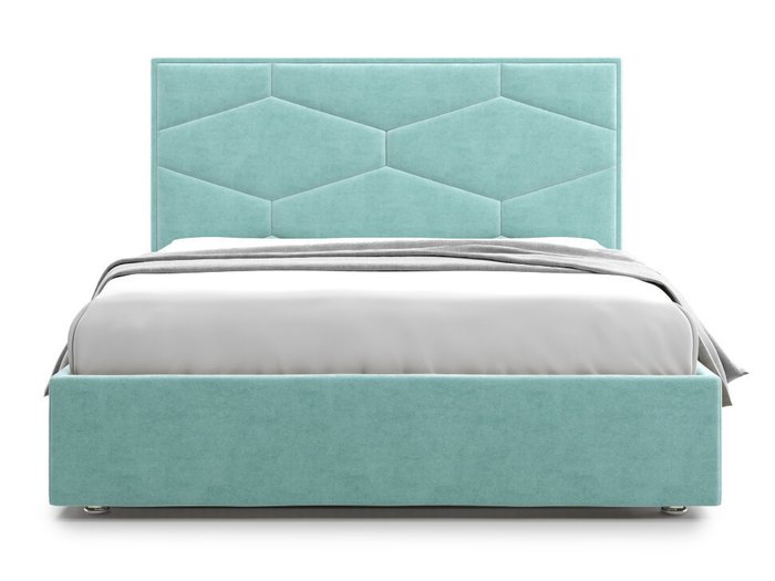 Кровать Premium Milana 4 160х200 бирюзового цвета с подъемным механизмом - купить Кровати для спальни по цене 58000.0
