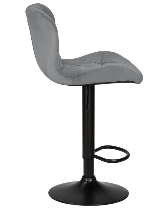 Барный стул Barny серо-черного цвета - лучшие Барные стулья в INMYROOM